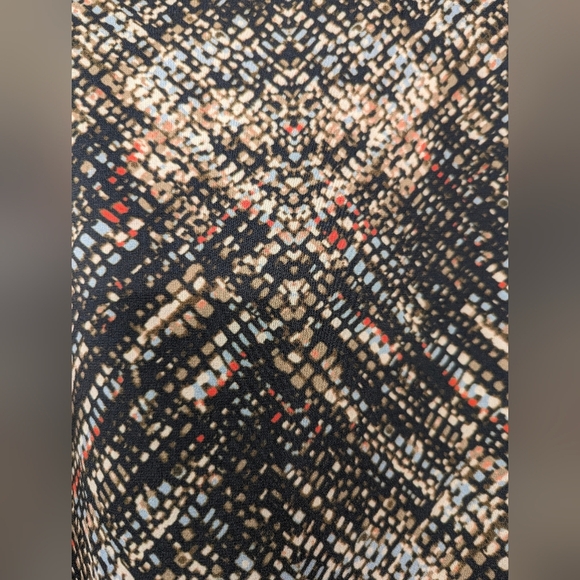 Etcetera midi knee Length Skirt Scuba Pencil Women sz 8 Navy Blue Career… - Picture 3 of 8